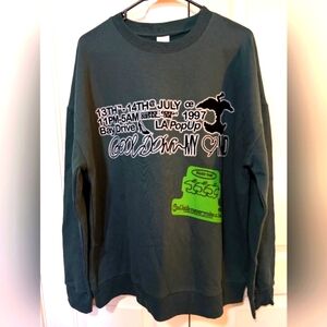 ZARA Velvet Print Longsleeve Sweatshirt